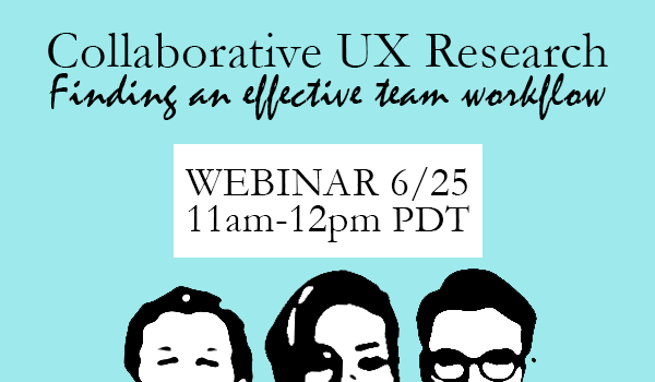 Collaborative UX Research webinar