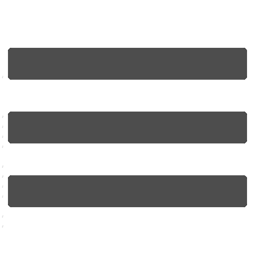 The "hamburger menu" icon, a widely-recognized representation for a navigational menu in a digital interface