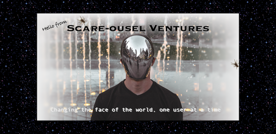 Scare-ousel Ventures banner image from the UX House of Horrors