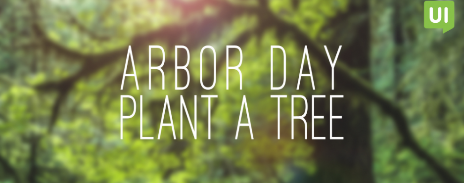 ux design arbor day case study with text "arbor day plant a tree"