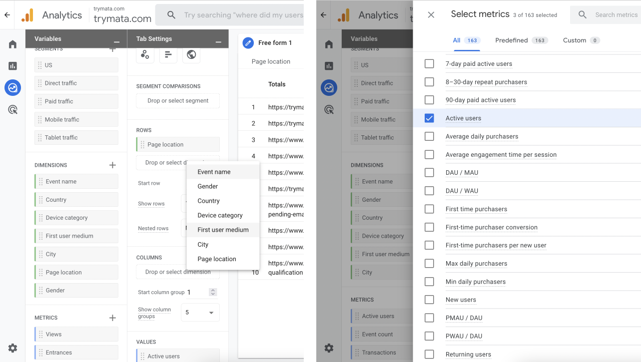 The "Explore" mode in Google Analytics 4 is overwhelmingly complicated and difficult